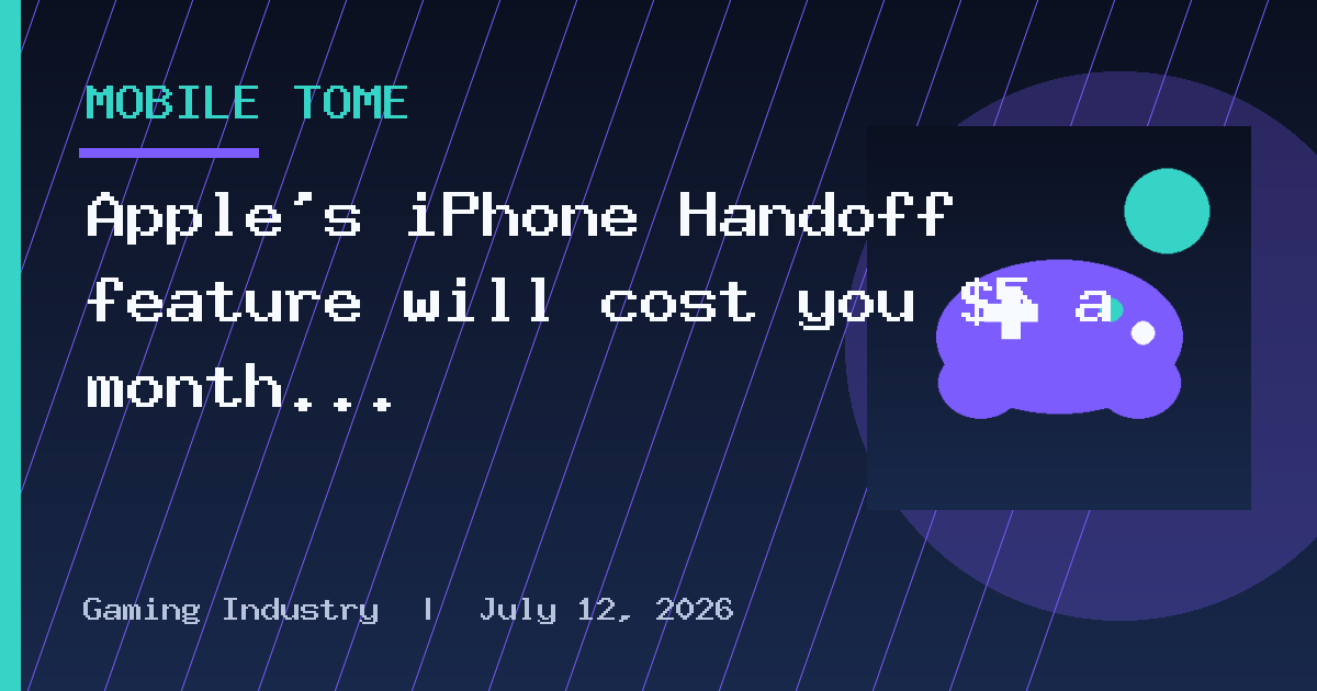 Apple's iPhone Handoff feature will cost you $5 a month on T-Mobile