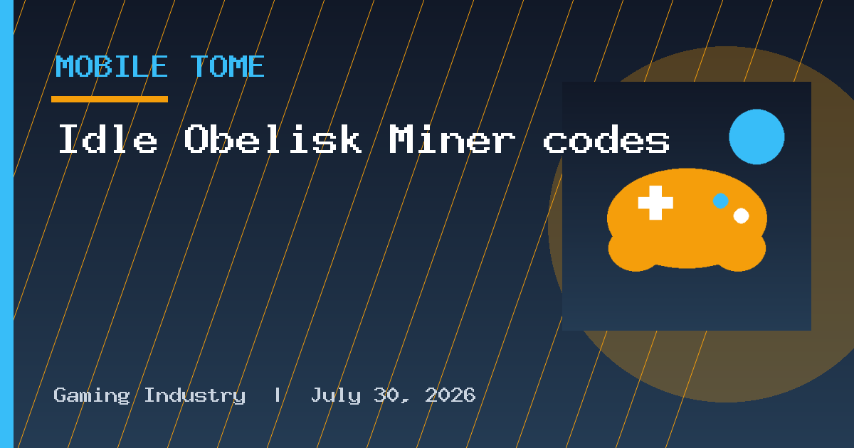 Idle Obelisk Miner codes