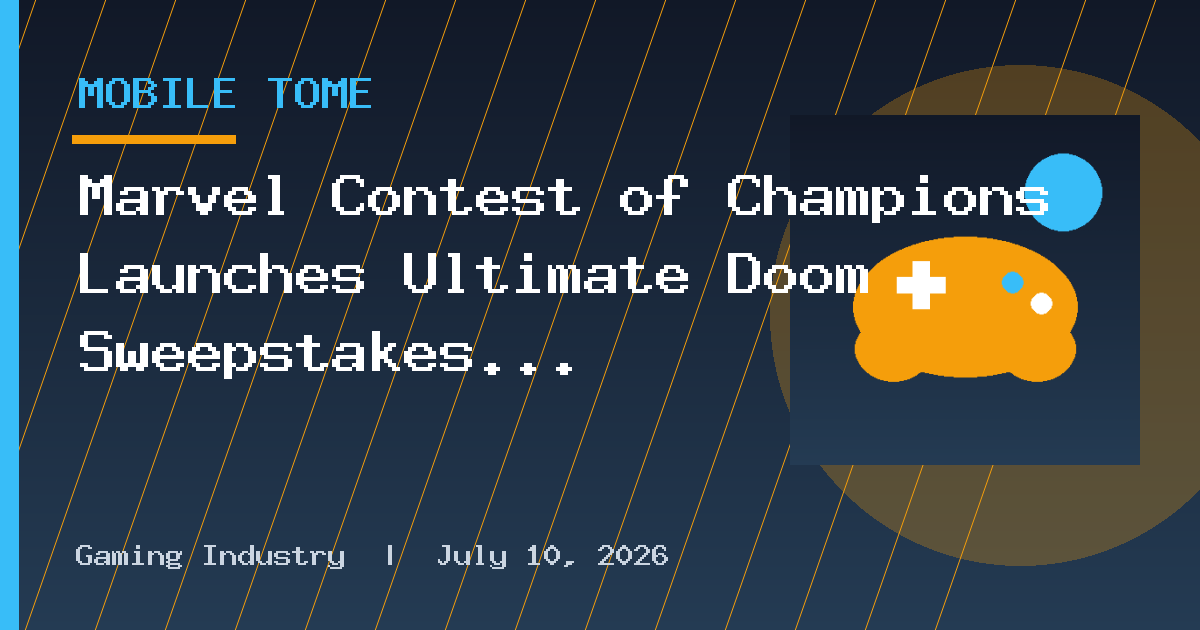 Marvel Contest of Champions Launches Ultimate Doom Sweepstakes