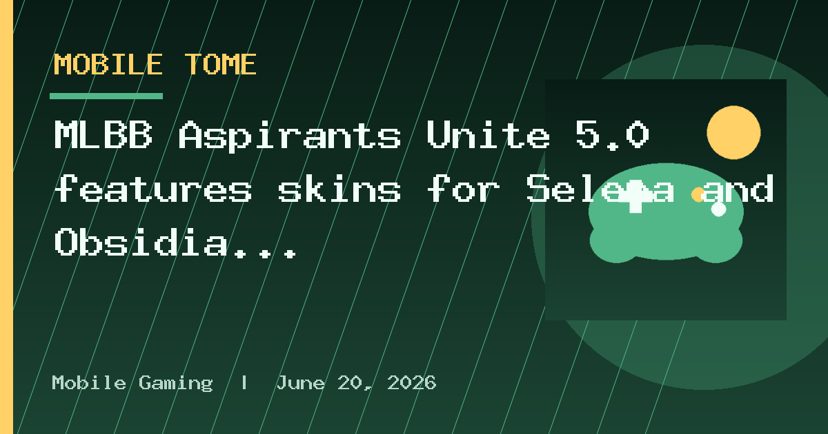 MLBB Aspirants Unite 5.0 features skins for Selena and Obsidia