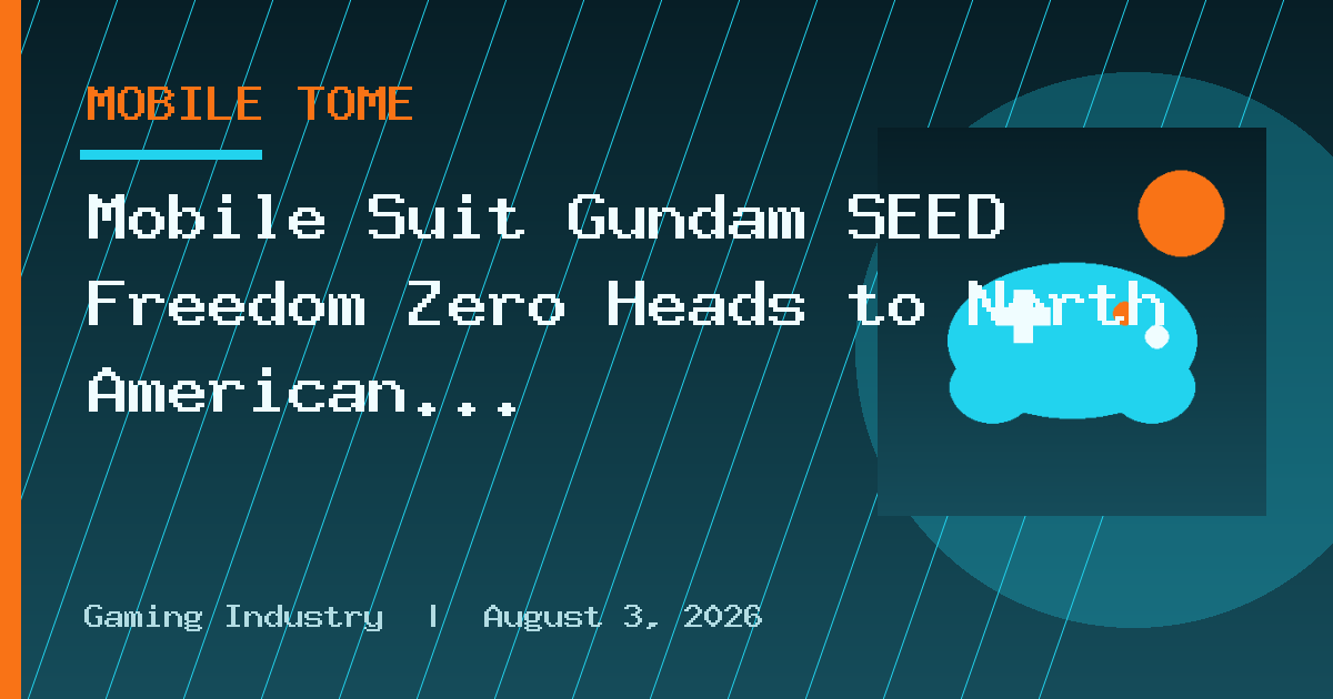 Mobile Suit Gundam SEED Freedom Zero Heads to North American Theaters