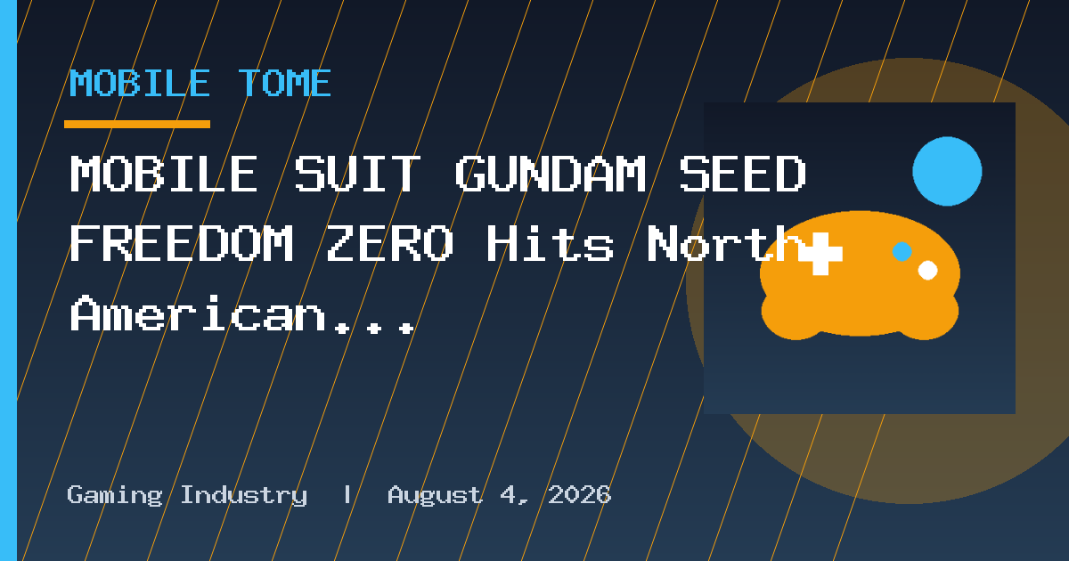 MOBILE SUIT GUNDAM SEED FREEDOM ZERO Hits North American Theaters in February