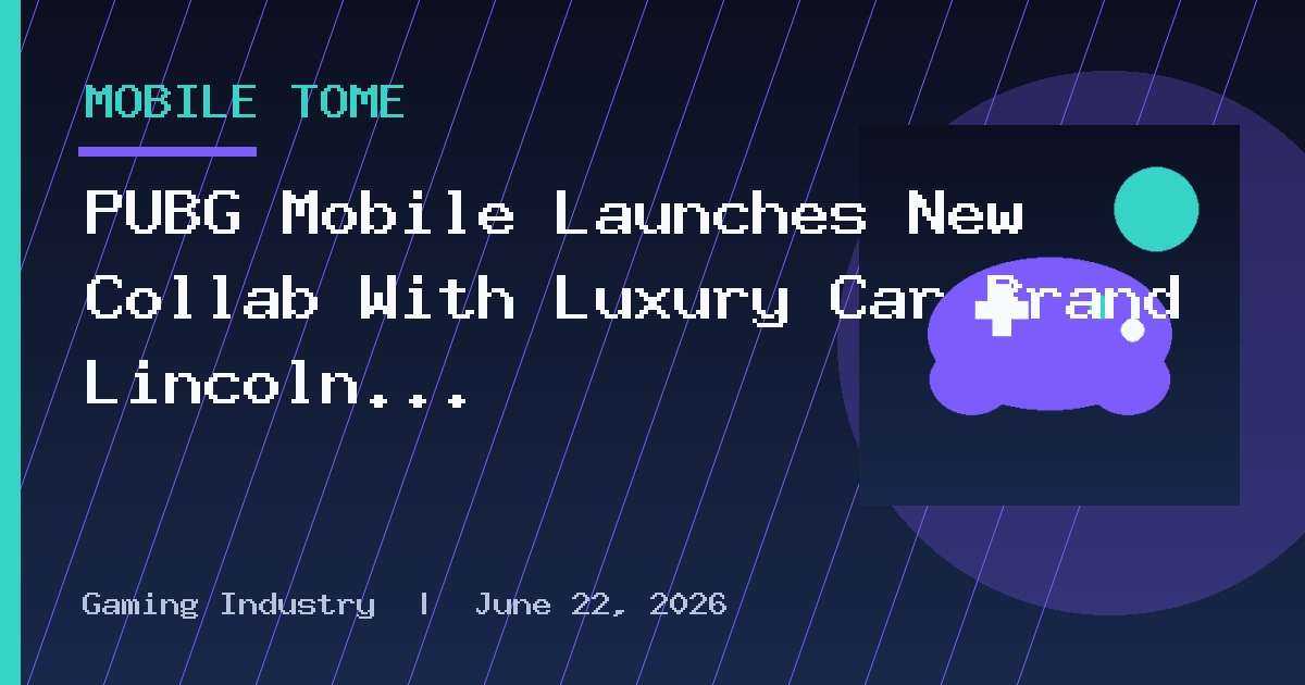 PUBG Mobile Launches New Collab With Luxury Car Brand Lincoln