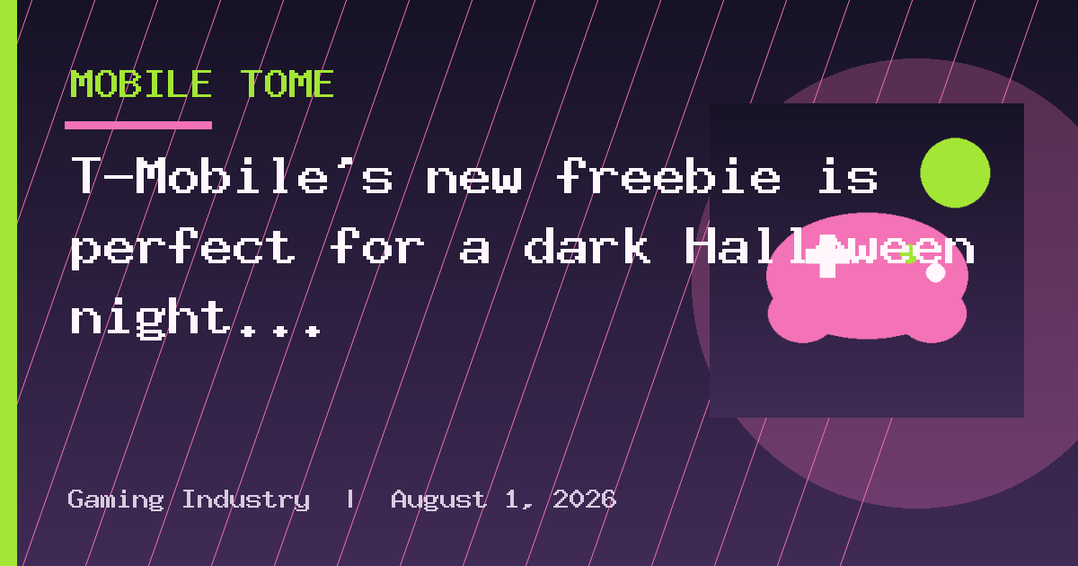 T-Mobile’s new freebie is perfect for a dark Halloween night